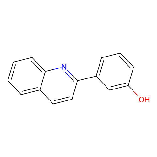 3-(2-Quinolinyl)benzenol structure