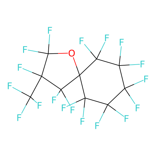 Perfluoro(3-methyl-1-oxaspiro[4.5]decane) structure