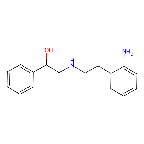 2-((2-Aminophenethyl)amino)-1-phenylethan-1-ol structure