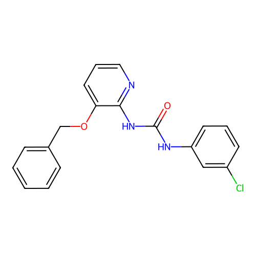 1-(3-Benzyloxypyridin-2-yl)-3-(3-chlorophenyl)urea structure