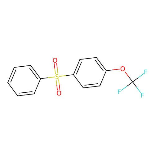 1-(Phenylsulphonyl)-4-(trifluoromethoxy)benzene structure
