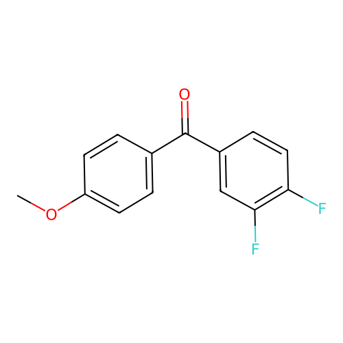 3,4-Difluoro-4'-methoxybenzophenone structure