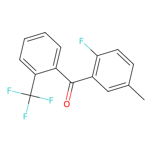 6'-Fluoro-3'-methyl-2-(trifluoromethyl)benzophenone structure