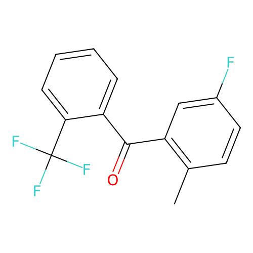 5'-Fluoro-2'-methyl-2-trifluoromethylbenzophenone structure
