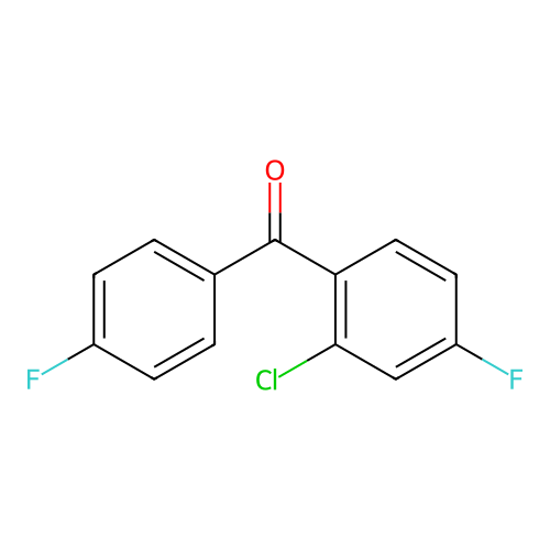 2-Chloro-4,4'-difluorobenzophenone structure