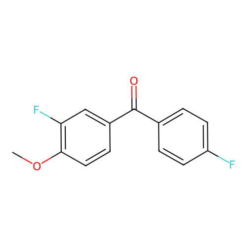 3,4'-Difluoro-4-methoxybenzophenone structure