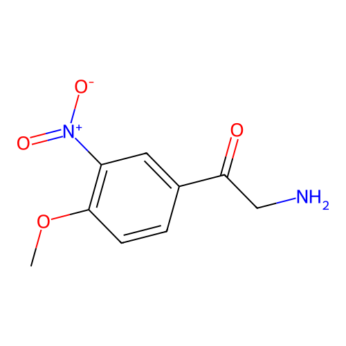 2-Amino-1-(4-methoxy-3-nitrophenyl)ethan-1-one structure