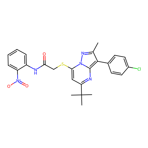 C25H24ClN5O3S structure