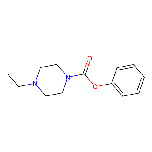 Phenyl 4-ethylpiperazine-1-carboxylate structure