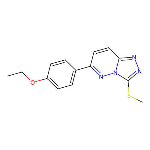 6-(4-Ethoxyphenyl)-3-(methylthio)-[1,2,4]triazolo[4,3-b]pyridazine structure