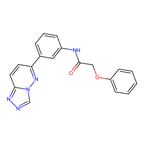 N-(3-([1,2,4]triazolo[4,3-b]pyridazin-6-yl)phenyl)-2-phenoxyacetamide structure