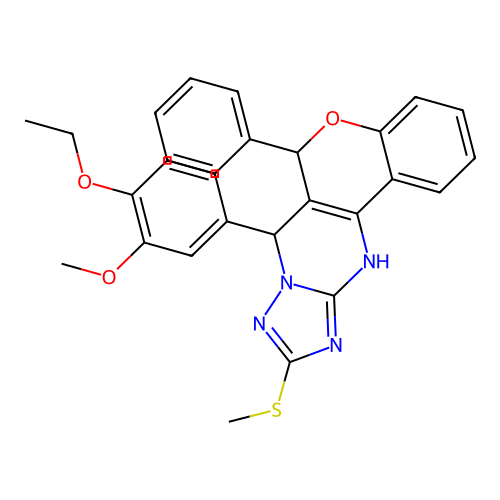 C28H26N4O3S structure