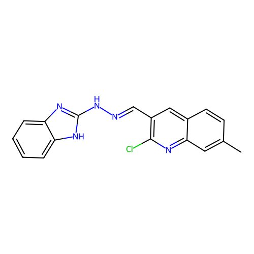 C18H14ClN5 structure
