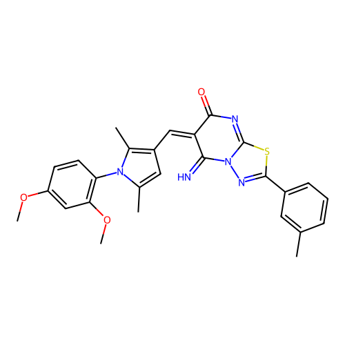 C27H25N5O3S structure