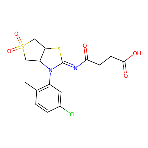 C16H17ClN2O5S2 structure