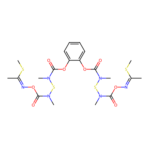 1,2-Phenylene 5-oxo-2,4,8-trimethyl-6-oxa-3,9-dithia-2,4,7-triazadec-7-enoate structure