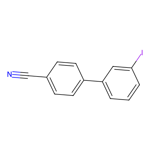 3'-Iodobiphenyl-4-carbonitrile structure