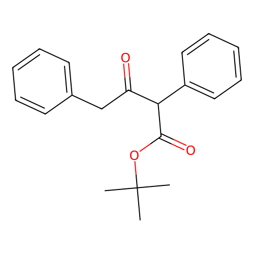 Tert-butyl 3-oxo-2,4-diphenylbutanoate structure