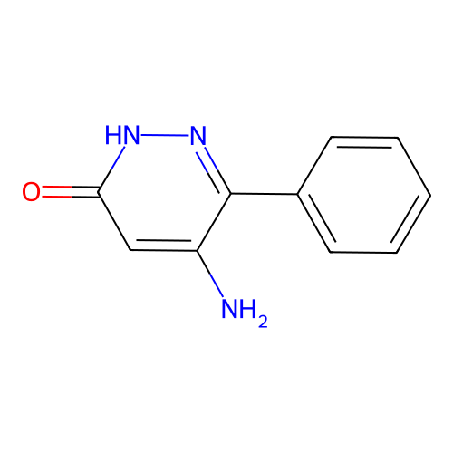 5-Amino-6-phenyl-1,6-dihydropyridazin-3(2H)-one structure