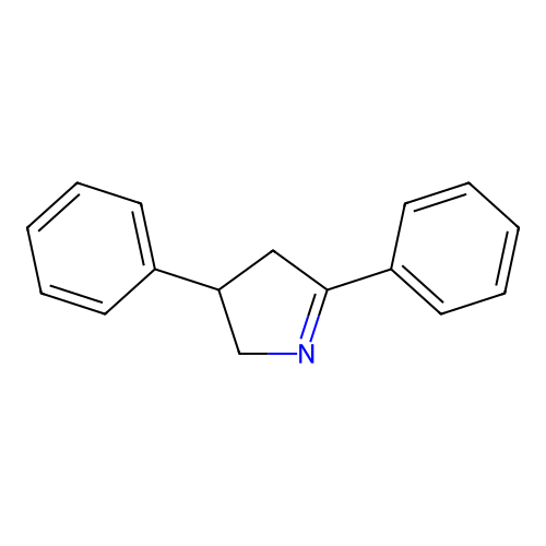 2H-Pyrrole, 3,4-dihydro-3,5-diphenyl- structure