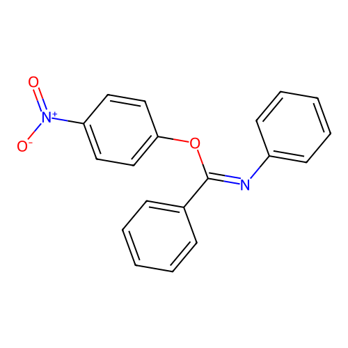 4-nitrophenyl N-phenylbenzenecarboximidoate structure