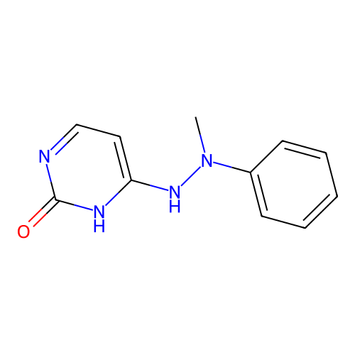 6-(2-Methyl-2-phenylhydrazinyl)pyrimidin-2(1H)-one structure