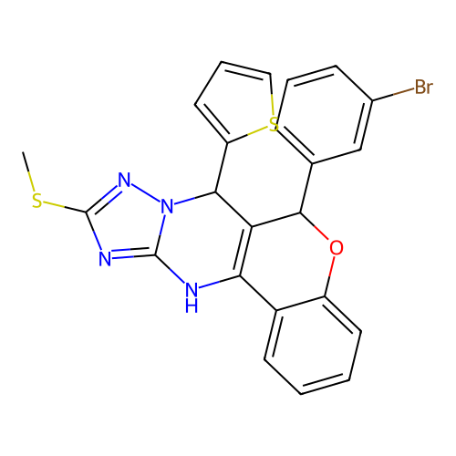 C23H17BrN4OS2 structure