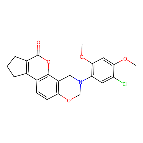 C22H20ClNO5 structure