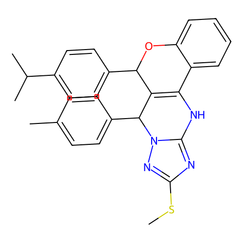 C29H28N4OS structure