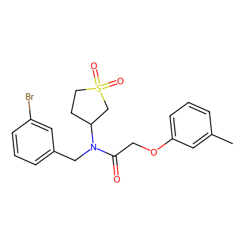 C20H22BrNO4S structure