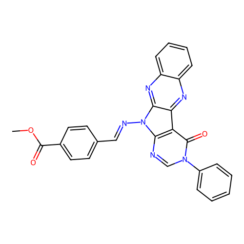 C27H18N6O3 structure