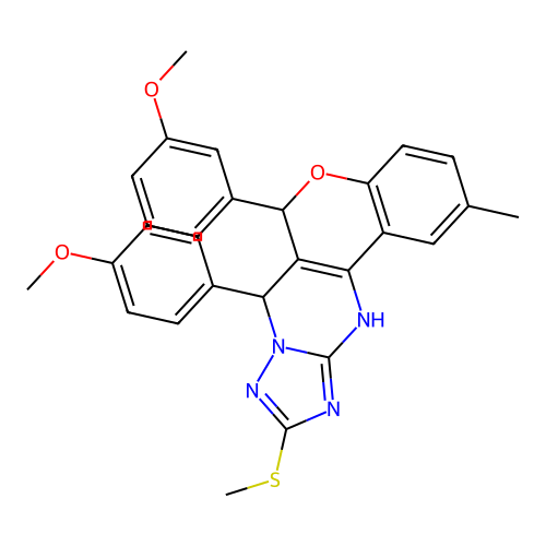 C28H26N4O3S structure
