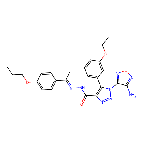 C24H26N8O4 structure