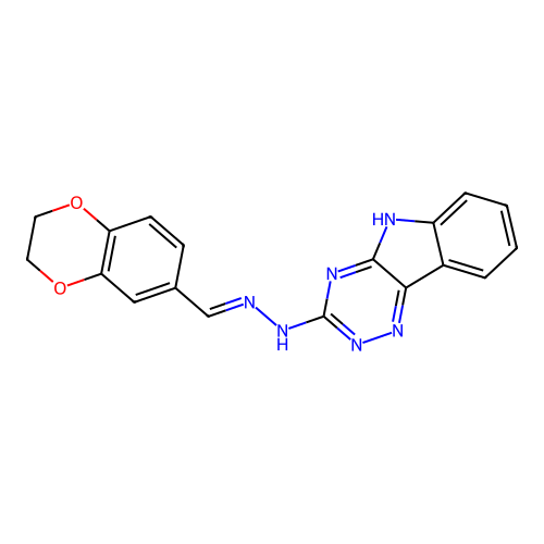 C18H14N6O2 structure