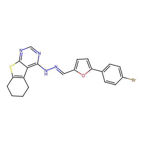 C21H17BrN4OS structure