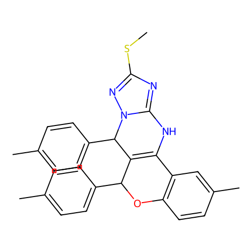 C28H26N4OS structure