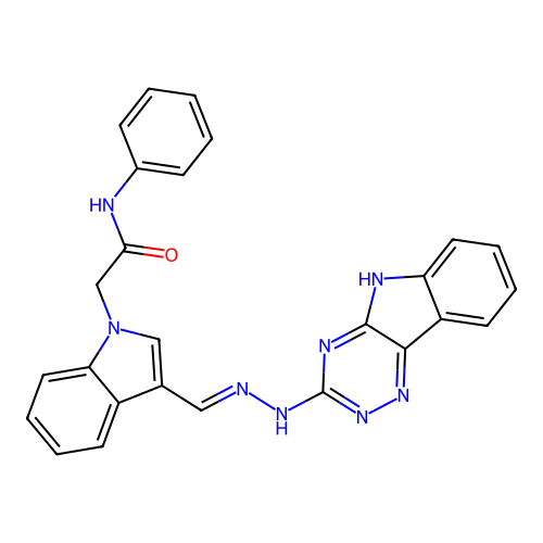 C26H20N8O structure