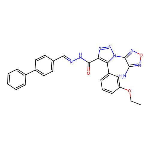 C26H22N8O3 structure