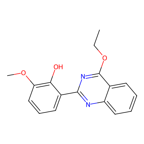 2-(4-Ethoxyquinazolin-2-yl)-6-methoxyphenol structure