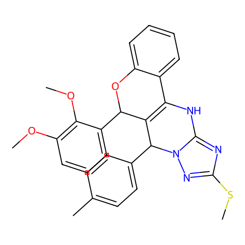 C28H26N4O3S structure