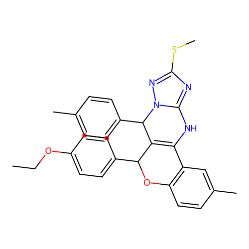 C29H28N4O2S structure