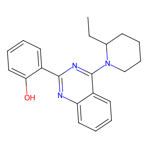 2-(4-(2-Ethylpiperidin-1-yl)quinazolin-2-yl)phenol structure