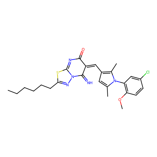 C25H28ClN5O2S structure