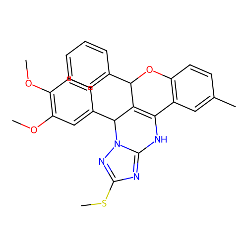 C28H26N4O3S structure