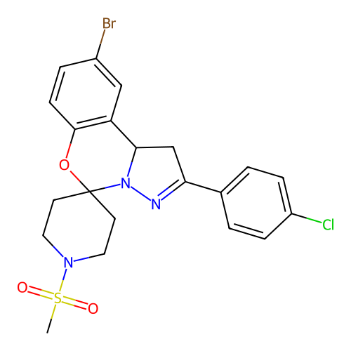 C21H21BrClN3O3S structure