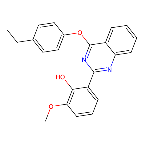 2-(4-(4-Ethylphenoxy)quinazolin-2-yl)-6-methoxyphenol structure