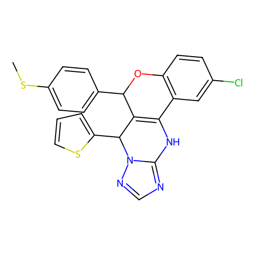 C23H17ClN4OS2 structure