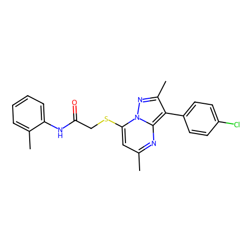 C23H21ClN4OS structure