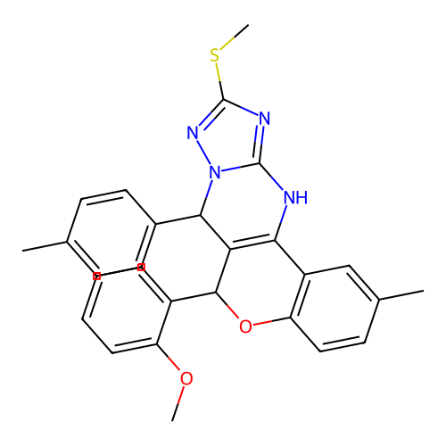 C28H26N4O2S structure