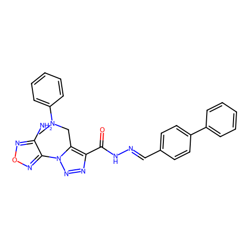 C26H23N9O2 structure
